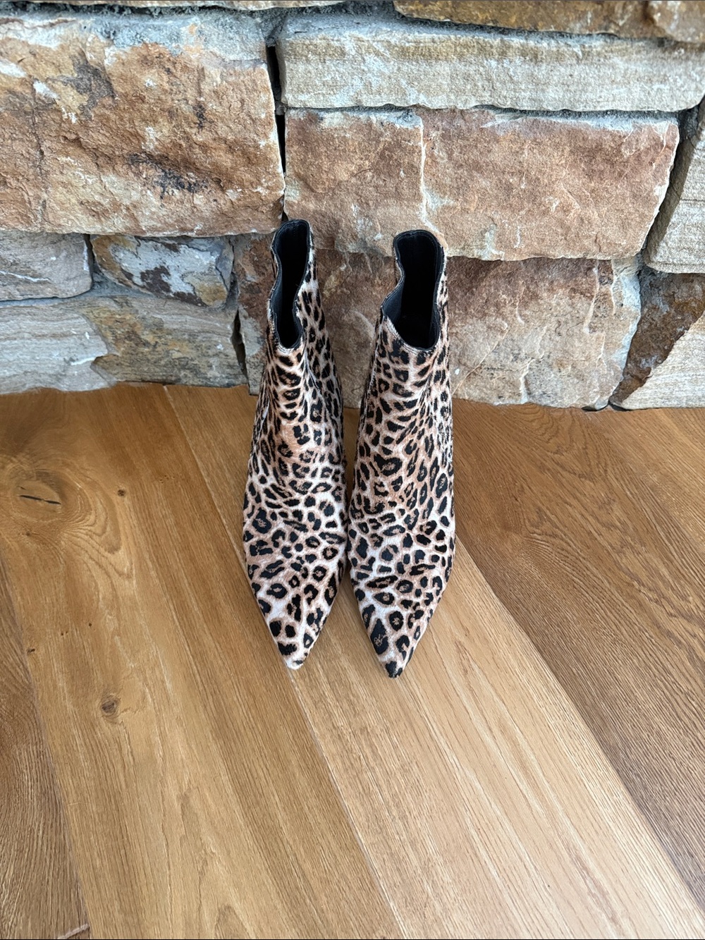 Veronica Beard Leopard Booties
